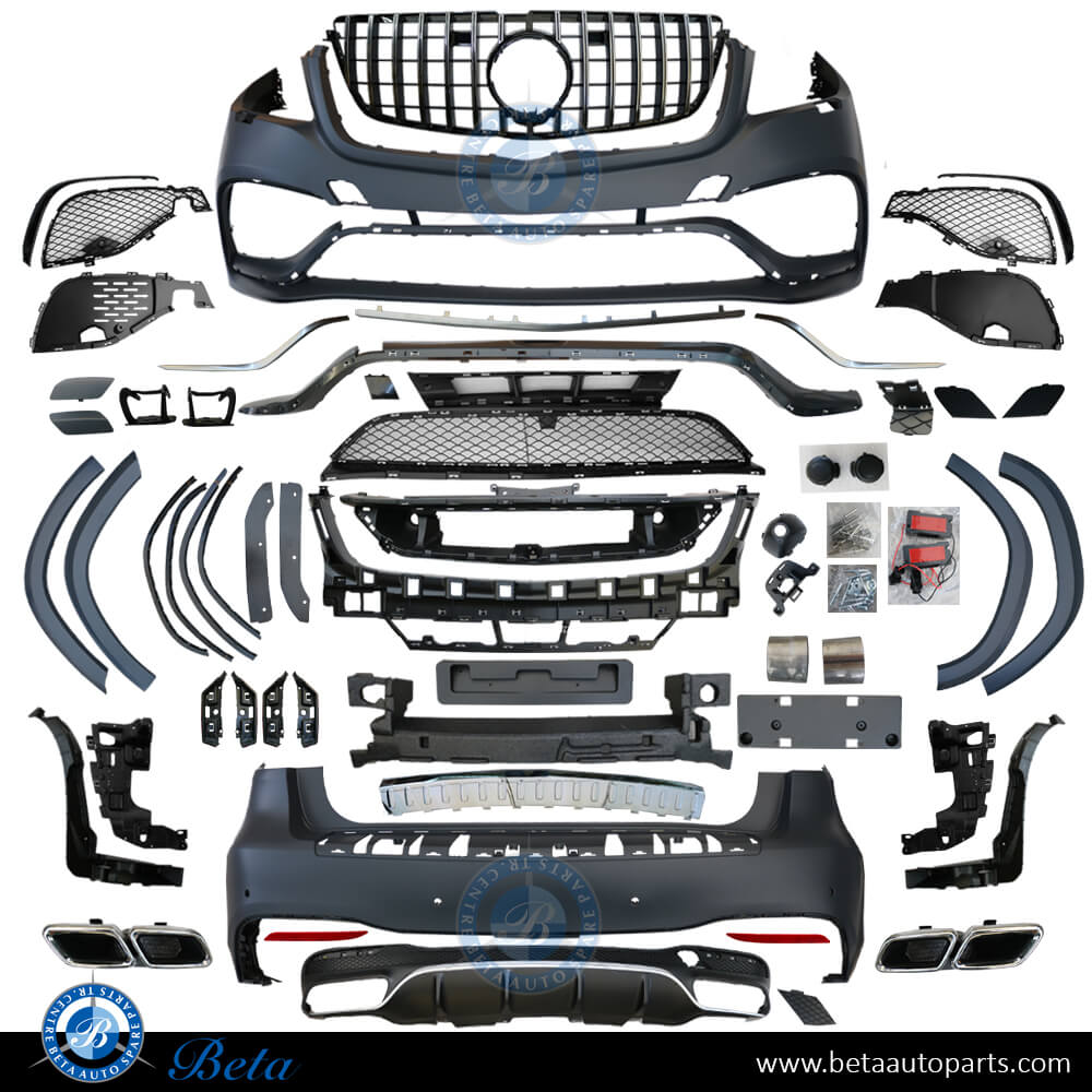 Body Kit Upgrade to 2016 AMG GLS63 Look for Mercedes GL-Class X166 2013-2015 models Body Kit Upgrade to 2016 AMG GLS63 Look for Mercedes GL-Class X166 2013-2015 models